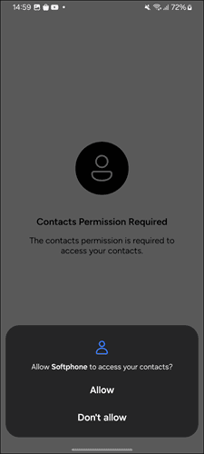 Permission Dialog